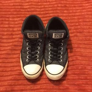 Converse all star shoes worn